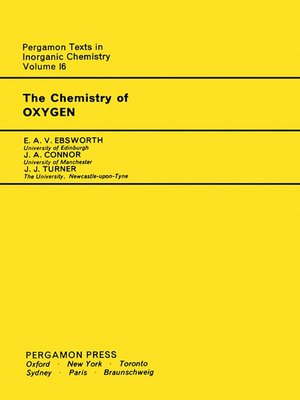 cover image of The Chemistry of Oxygen